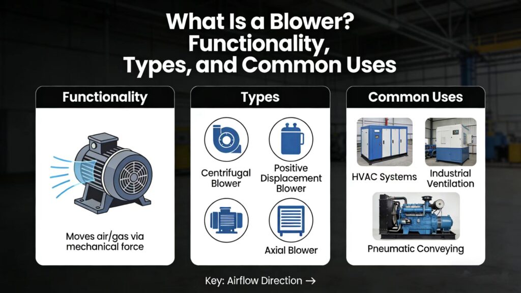 What Is a Blower? Functionality, Types, and Common Uses What Is a Blower? Functionality, Types, and Common Uses