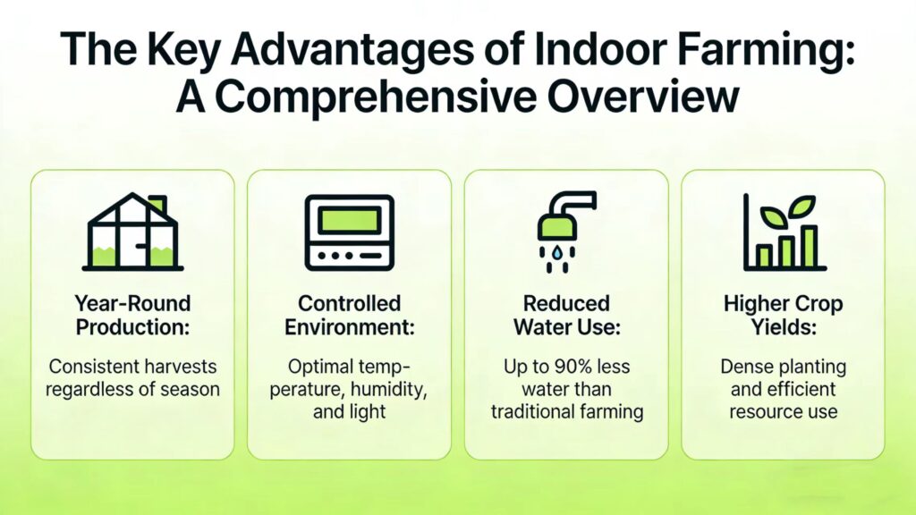 The Key Advantages of Indoor Farming: A Comprehensive Overview The Key Advantages of Indoor Farming: A Comprehensive Overview